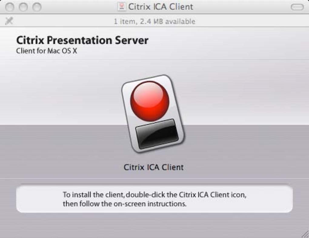 citrix 4.5 for mac